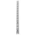 Knape & Vogt 82 WH 28 28 in. Double-Slot Wall Stand White, 10PK 5418561
